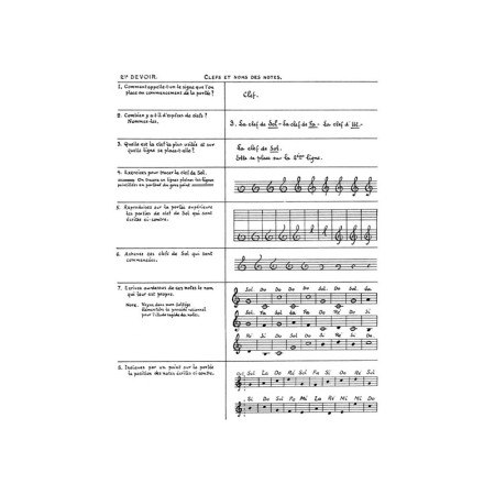 mayeur reponses aux devoirs de musique cahier 1