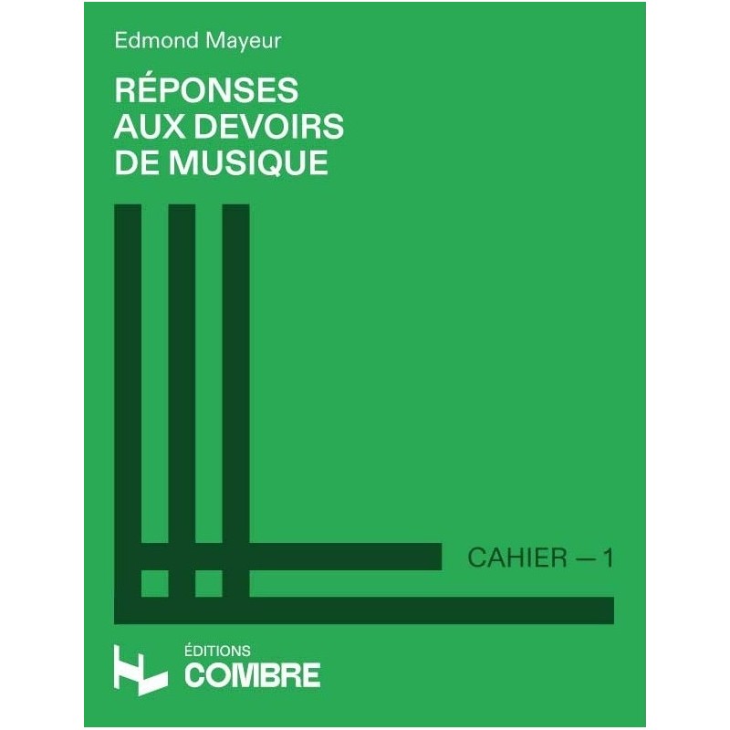 mayeur reponses aux devoirs de musique cahier 1