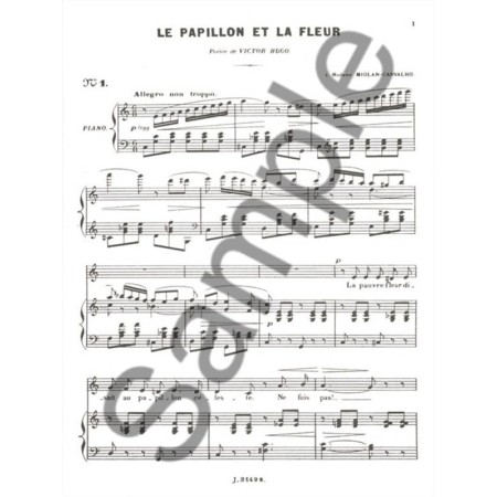 partition faure 20 melodies mezzo