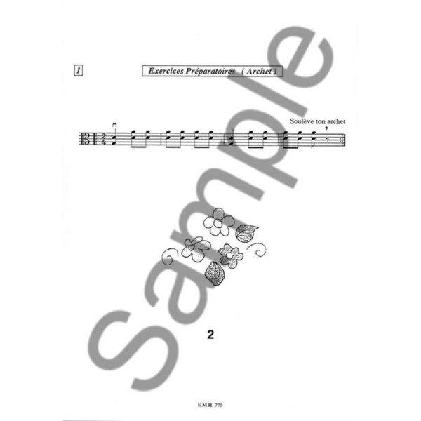 partition mes premieres doubles cordes