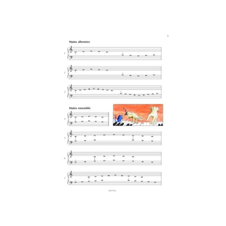 partition le piano pour enfant