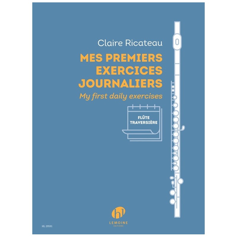partition ricateau mes premiers exercices journaliers