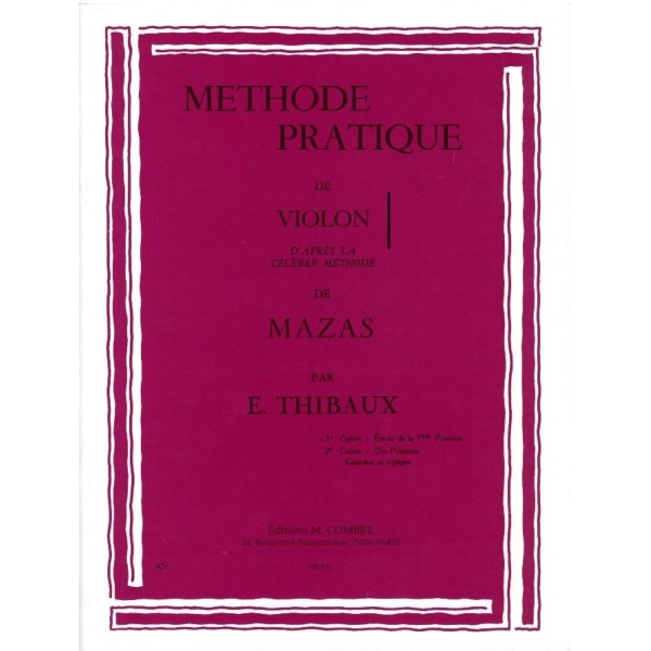méthode thibaux pour violon