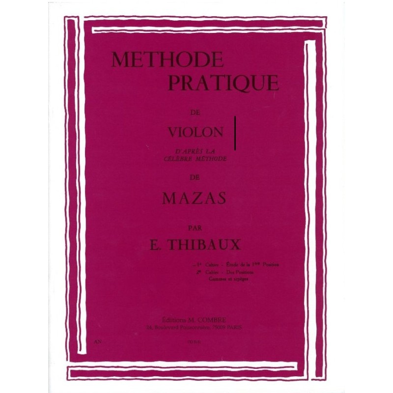 méthode thibaux pour violon