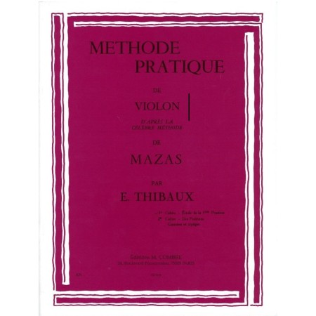 méthode thibaux pour violon