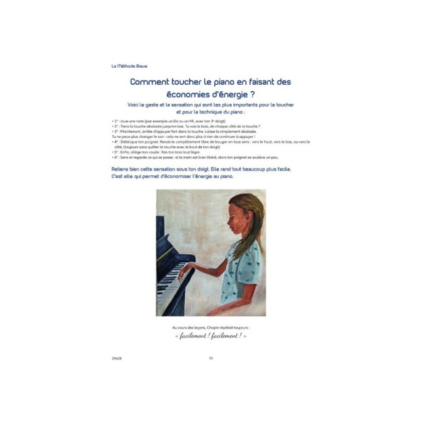 partition sorel la methode bleue