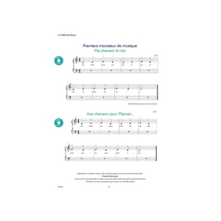 partition sorel la methode bleue
