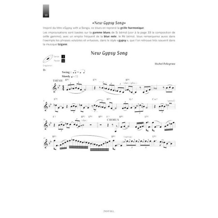 partition la clarinette jazz manouche