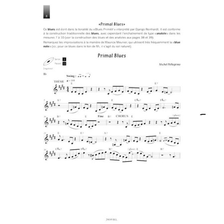 partition la clarinette jazz manouche