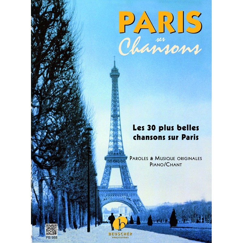 partition chansons paris