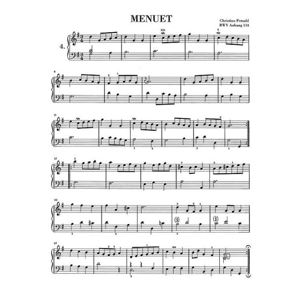 le petit livre d'anna magdalena piano