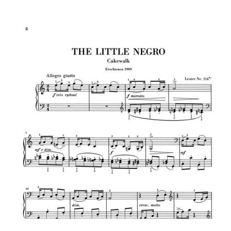 partition piano le petit negre