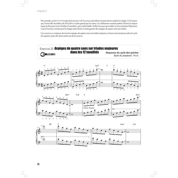 partition piano fitness de haske