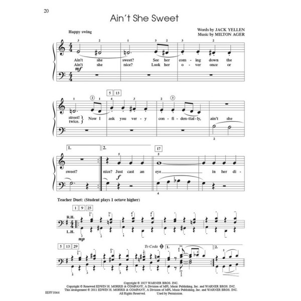 partition piano adventures jazz blues level 2