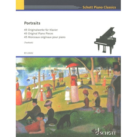 partition piano portraits schott