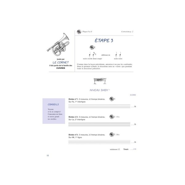 partition a vos marques prets dictees