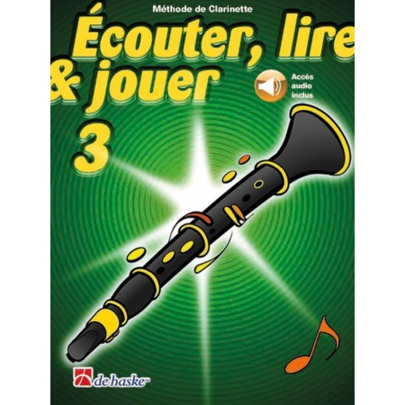 partition ecouter lire jouer clarinette