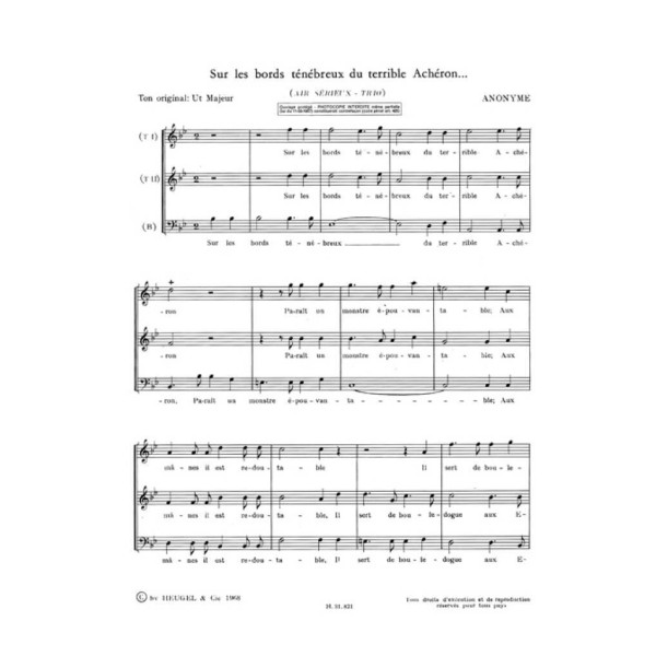 partition choeur airs serieux et a boire