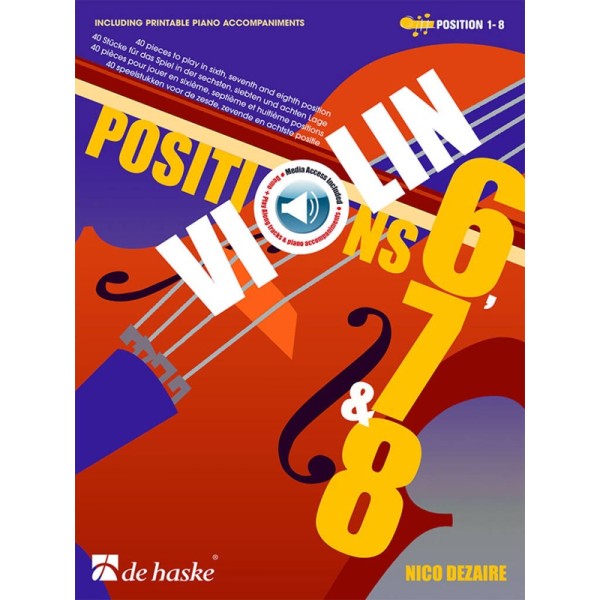 partition violon dezaire positions 6 7 et 8