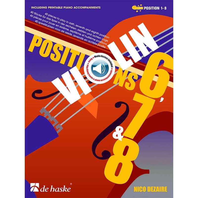 partition violon dezaire positions 6 7 et 8