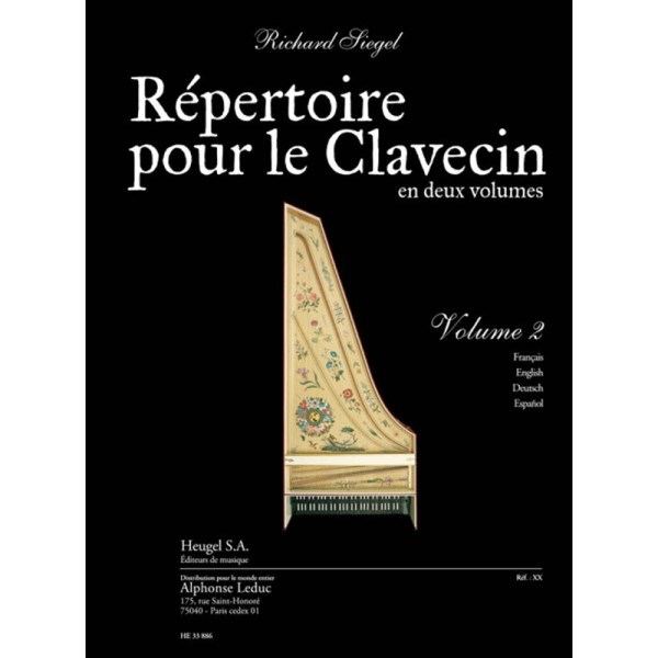 partition repertoire pour le clavecin