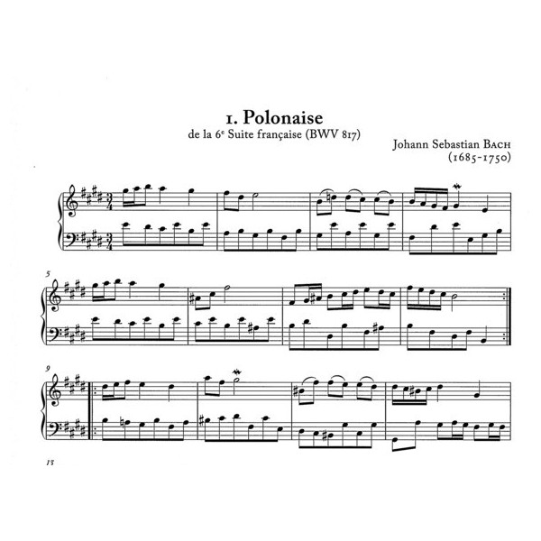 partition repertoire pour le clavecin