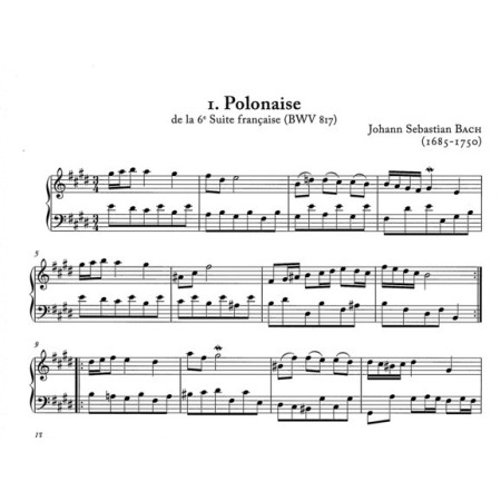 partition repertoire pour le clavecin