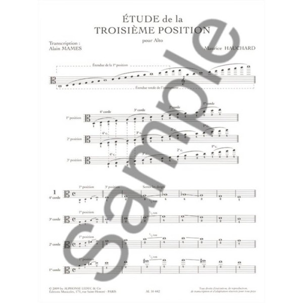 partition alto hauchard 3e position