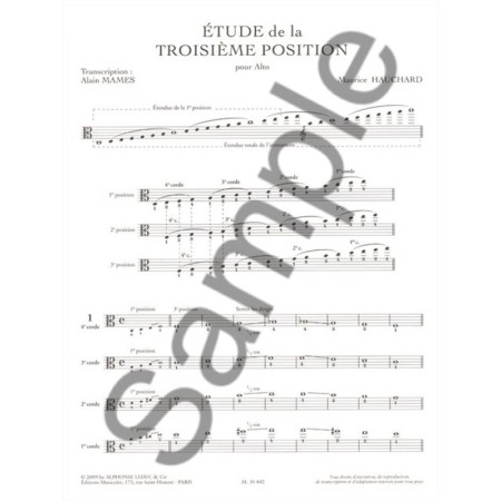 partition alto hauchard 3e position