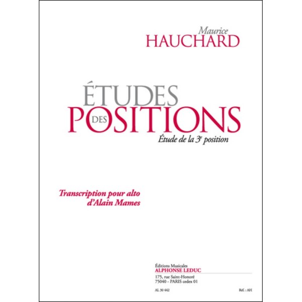 partition alto hauchard 3e position
