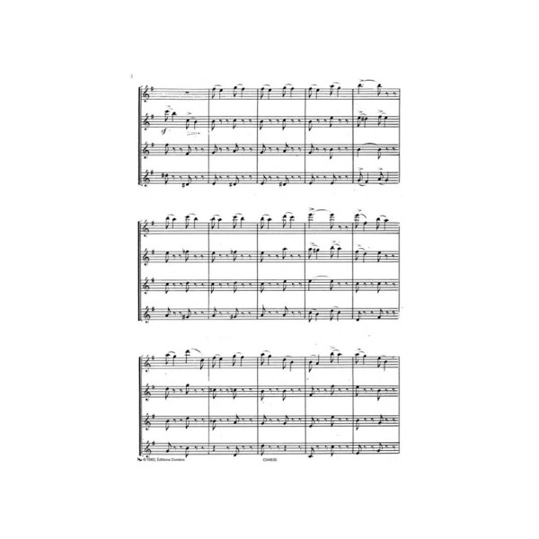 partition berthomieu petite suite a danser