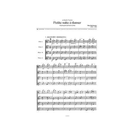 partition berthomieu petite suite a danser