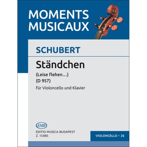 partition violoncelle schubert standchen