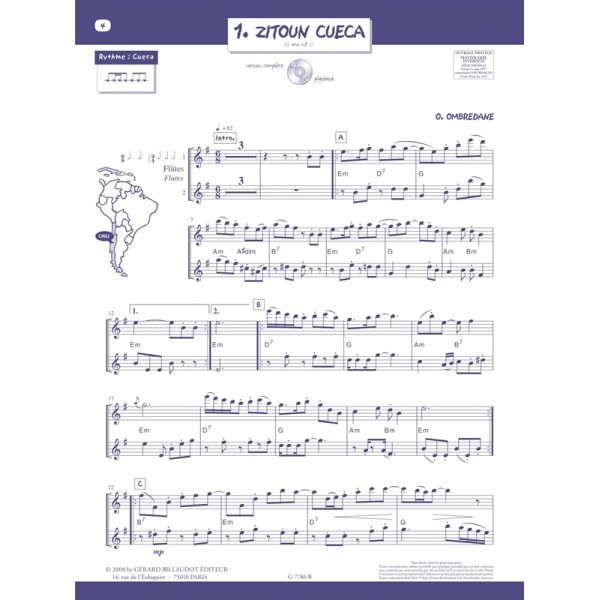 partition flute colorissimo volume 3