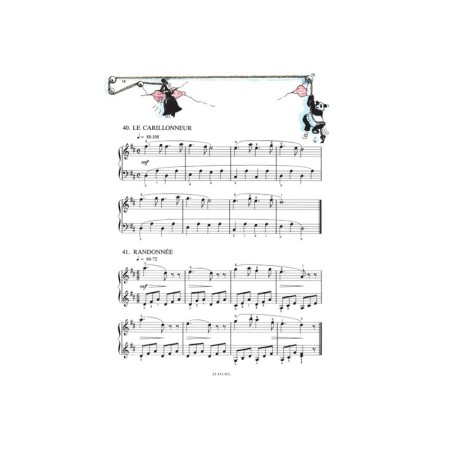 partition piano pieces choisies debutants