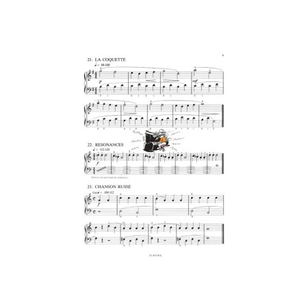 partition piano pieces choisies debutants