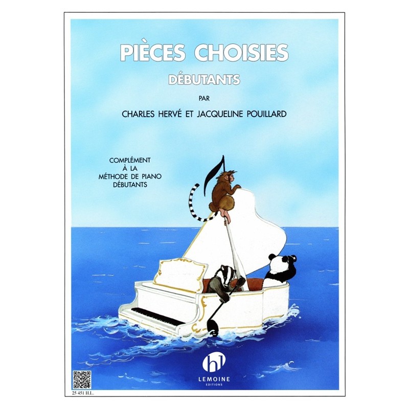 partition piano pieces choisies debutants