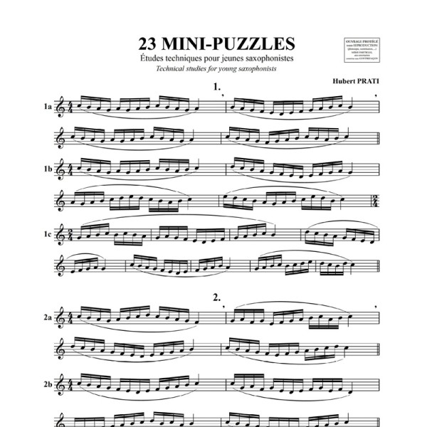 partition 23 mini puzzles de prati