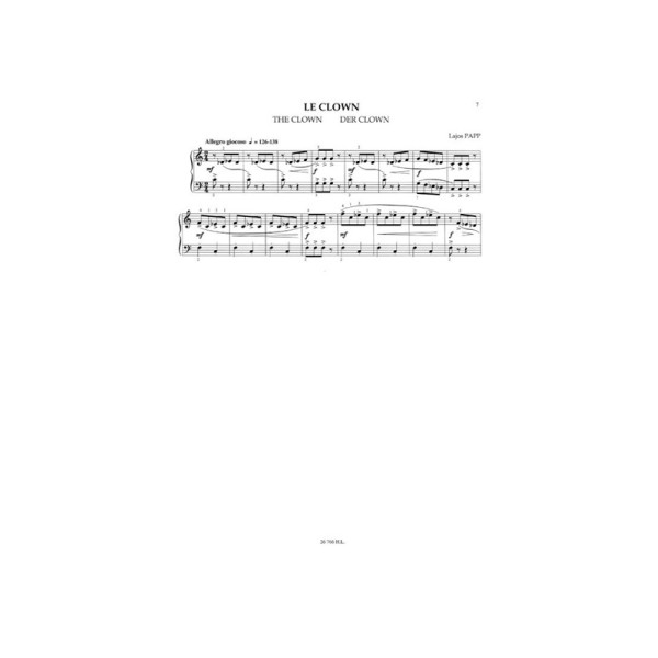 partition images de lajos papp