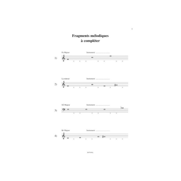 partition 99 tests d ecoute