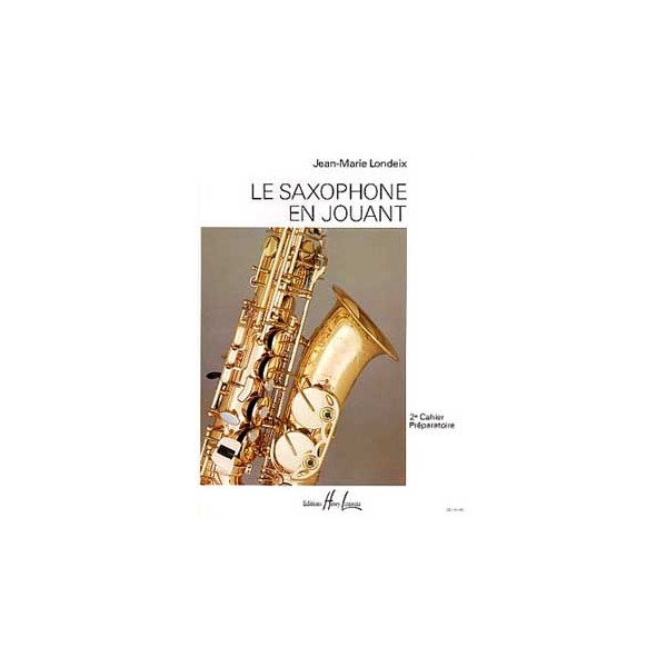 partition le saxophone en jouant