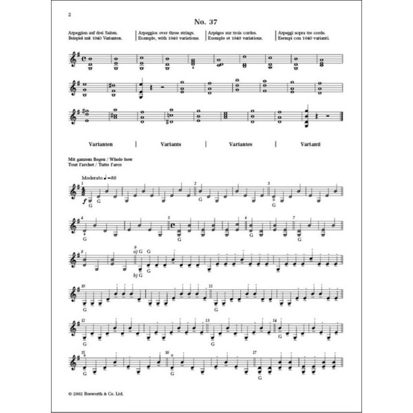 partition violon sevcik opus 2 part 5