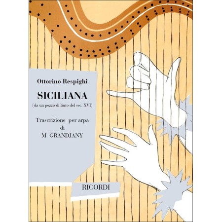 partition harpe respighi siciliana