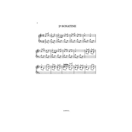 partition piano tailleferre sonatines