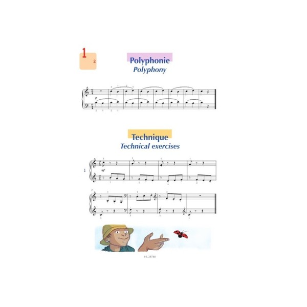 partition les lecons de piano volume 2