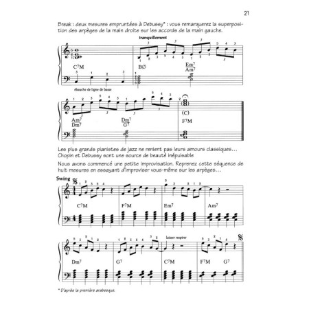 partition le piano jazz pour tous