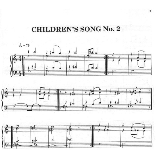 partition children's songs de chick corea