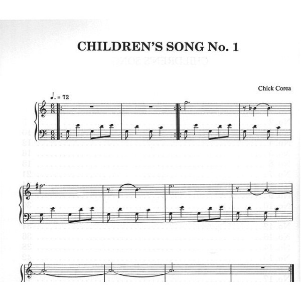 partition children's songs de chick corea
