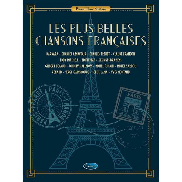 partition les plus belles chansons françaises
