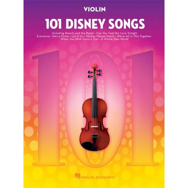 partition violon 101 disney songs